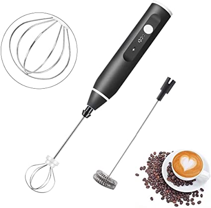 2-in-1 Rechargeable Coffee Beater & Egg Whisker