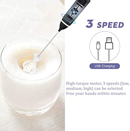 2-in-1 Rechargeable Coffee Beater & Egg Whisker