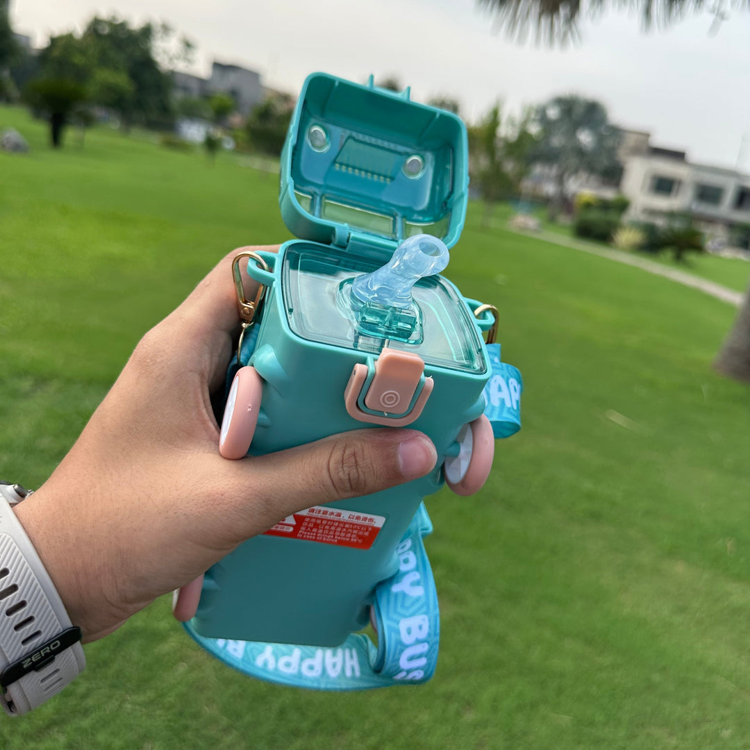 School bus Water Bottle for Kids