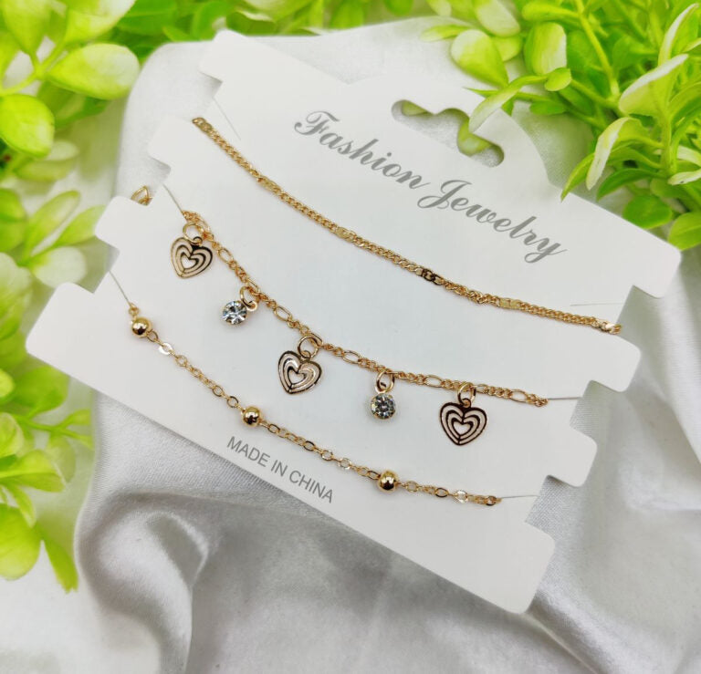 Imported Triple-layered Adjustable Bracelet Set | Best Quality Artificial