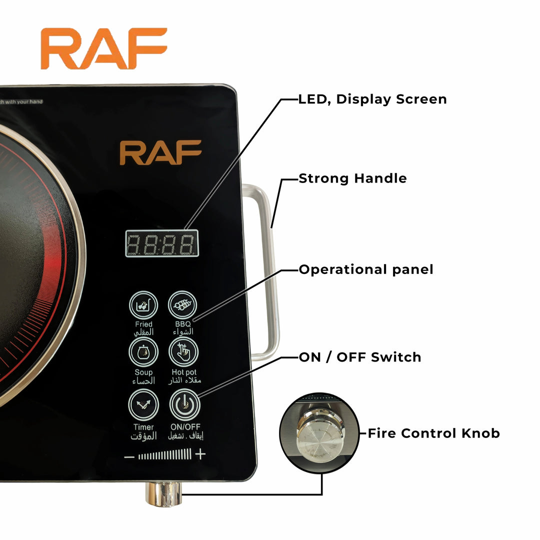 R.8017 Raf Multifunctional Electric Stove Electric Stove 3500w Model