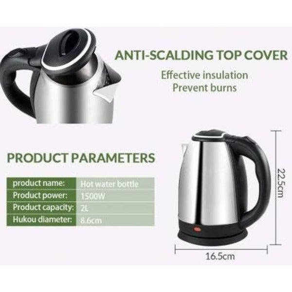 2.L Automatic Electric Kettle (1000W, 220V)