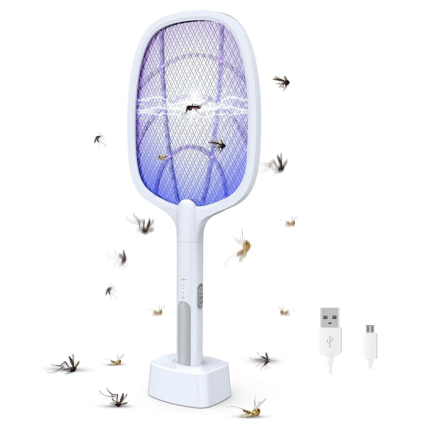 2 In 1 Electric Rechargeable Mosquito Killer With UV Light