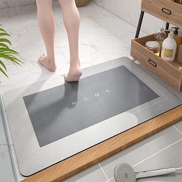 Best Quality Quick-dry Non-slip Home Mat – Absorbent, Washable Square