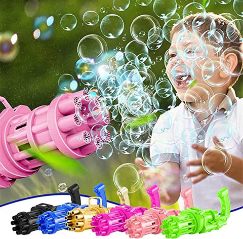 8 Hole Massive Bubble Gun_gatling Bubble Machine 8 Hole Bubble Blower