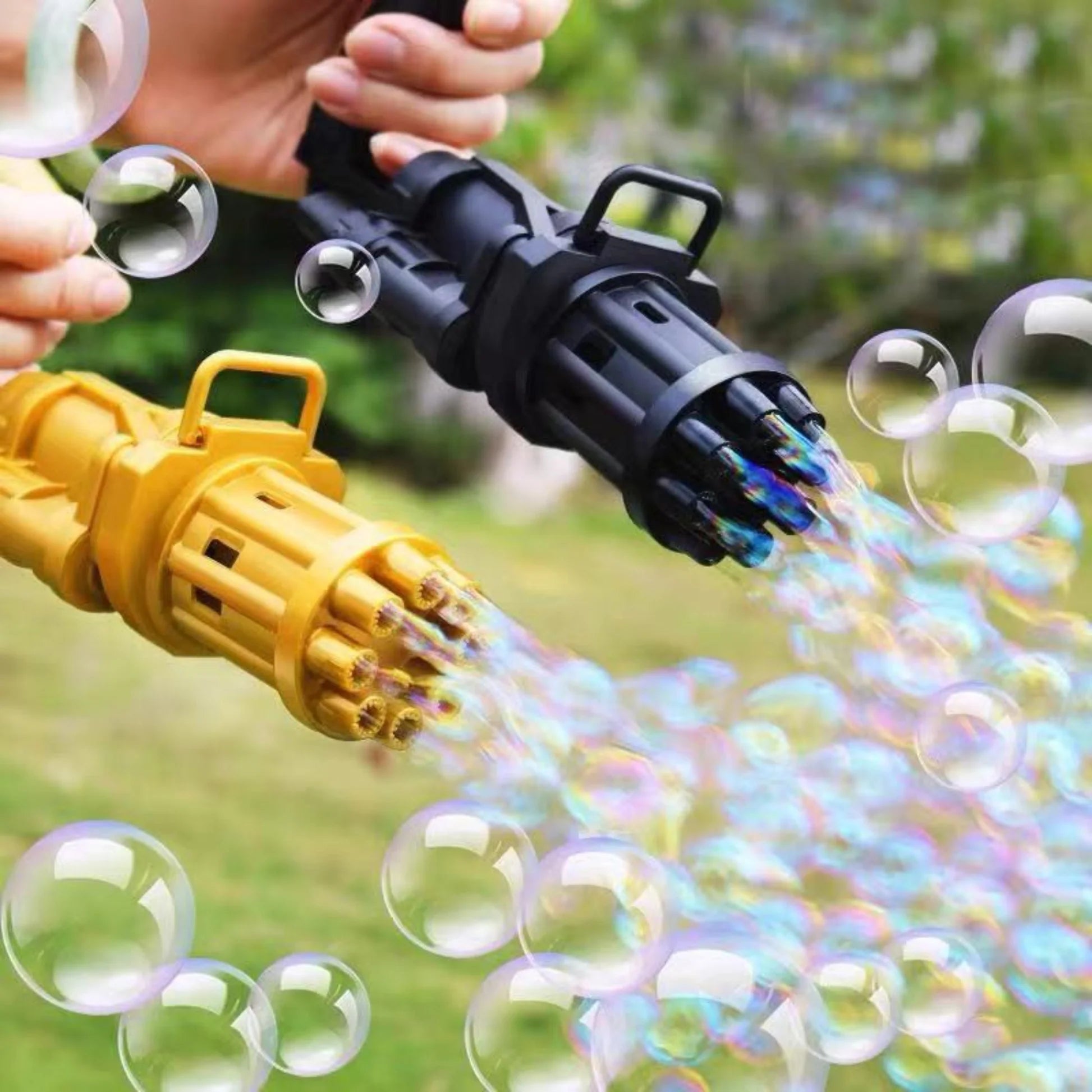 8 Hole Massive Bubble Gun_gatling Bubble Machine 8 Hole Bubble Blower