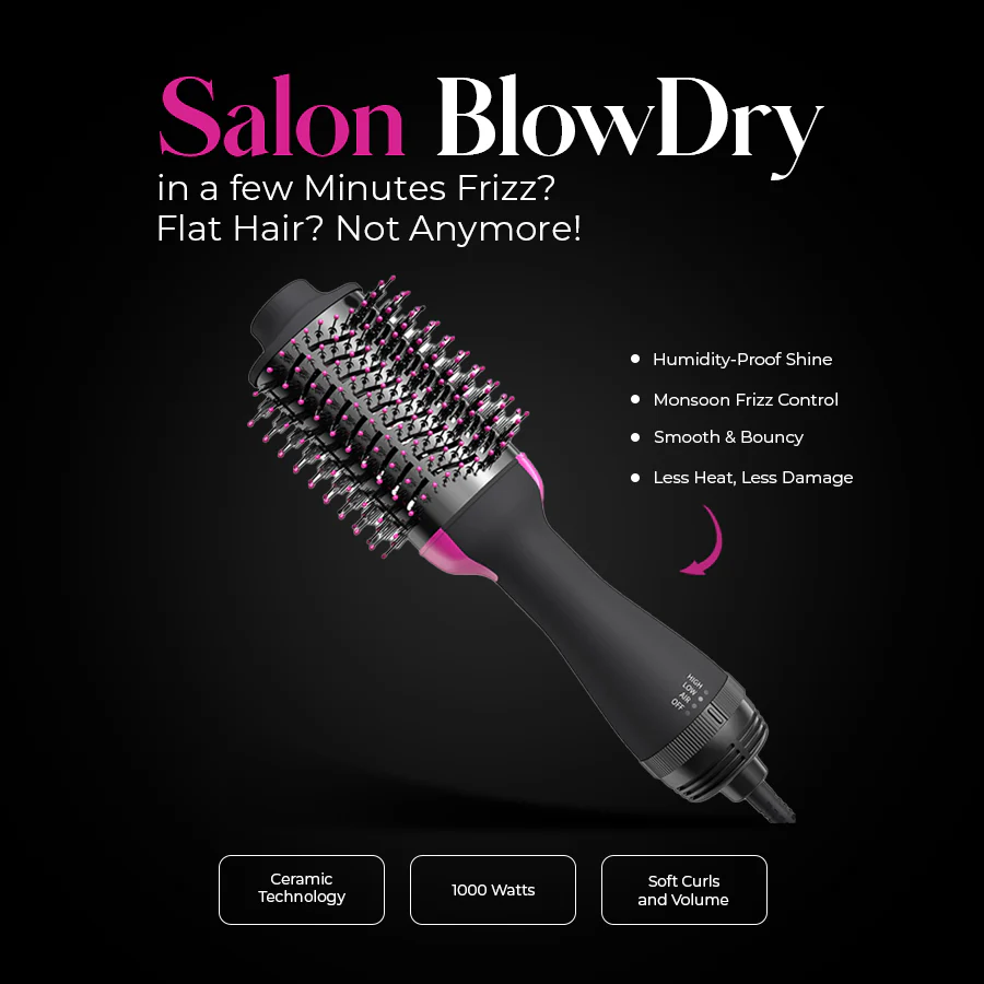 3 in 1 One Step Hot Air Brush (Dryer + Styler)