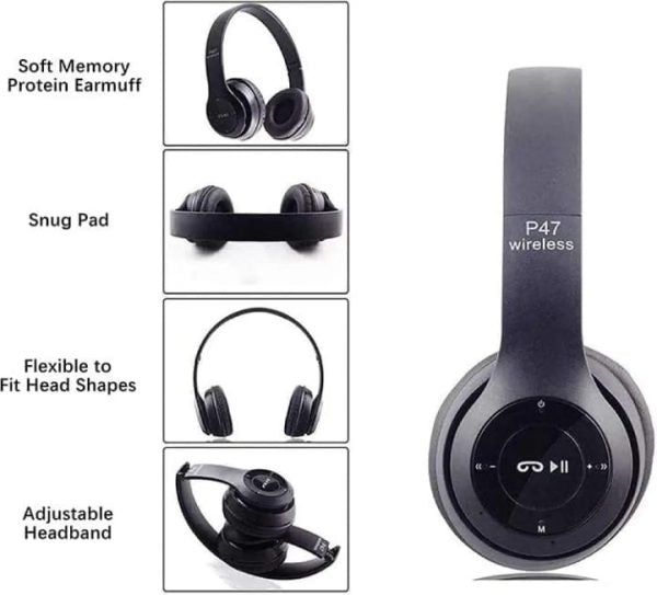 P47 Wireless Headphones (random Color)