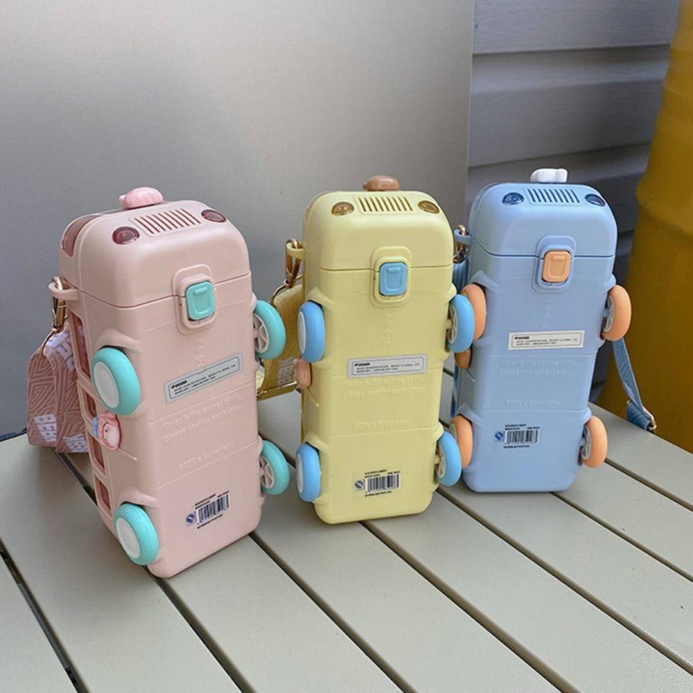 🚌 Imported 500ml Bus Water Bottle for Kids 👧👦
