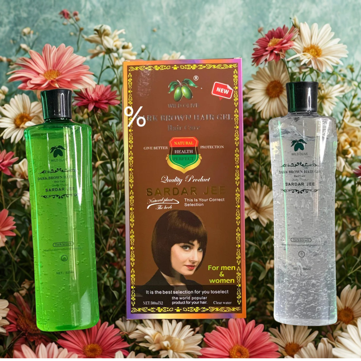 Sardar Jee Hair Color Gel 1000 ML