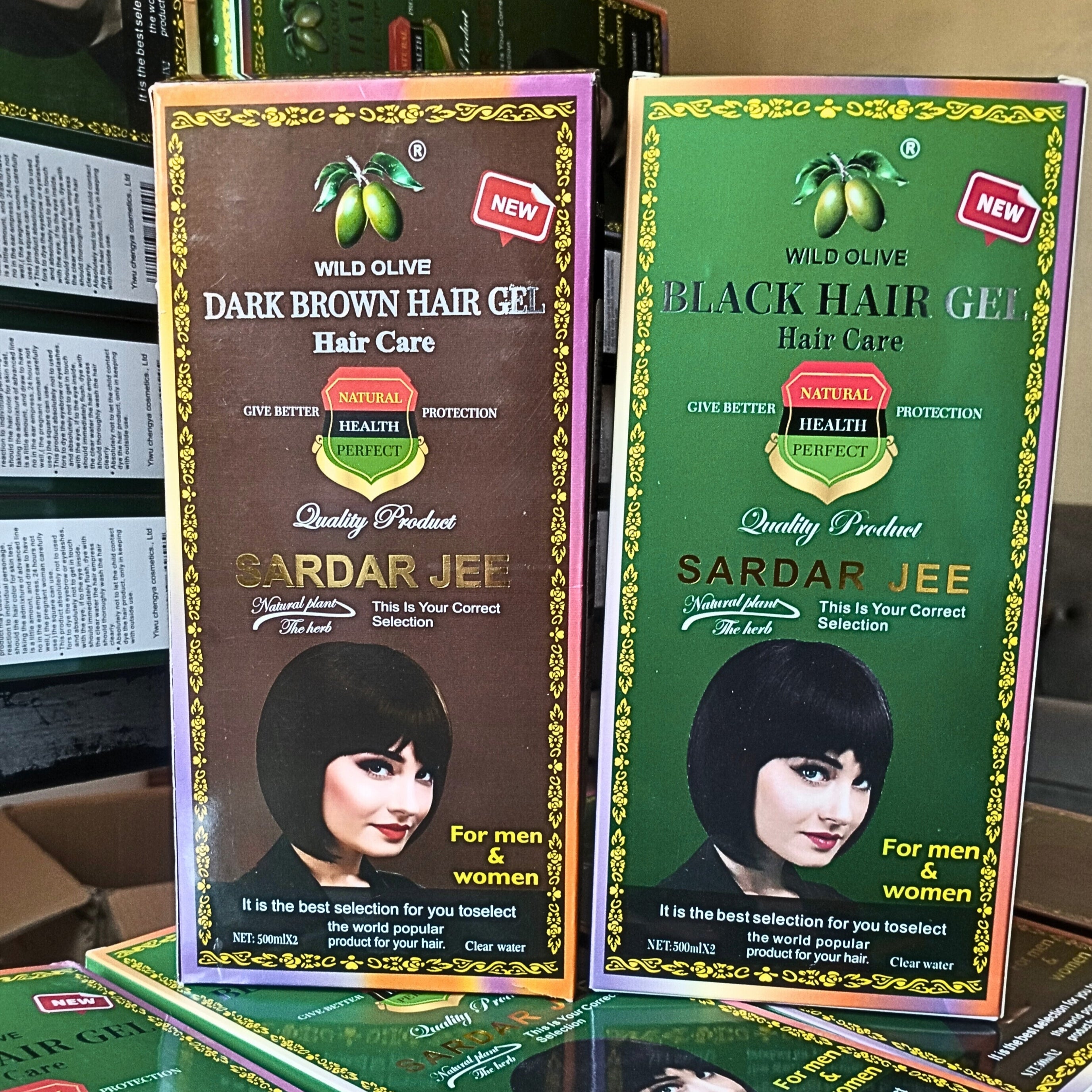 Sardar Jee Hair Color Gel 1000 ML